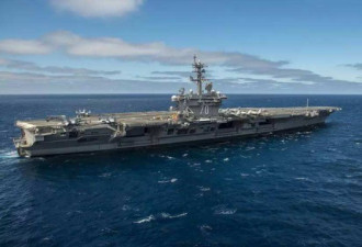 美核动力航母战斗群开进南海  试探中国反应