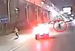 广东出租车司机碾死行人 真凶却是新加坡司机