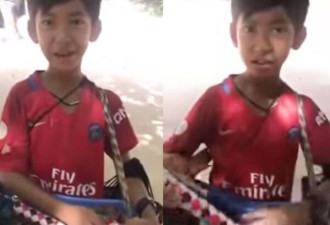 柬埔寨10岁男孩会9国语言 高唱《我们不一样》