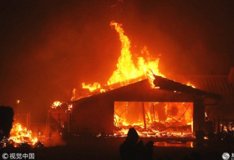 加州大火烧山 好莱坞众星千万级豪宅一夜焚毁