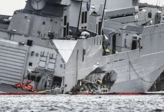海事部门曝光挪威撞船真相：护卫舰撞向油轮