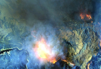 加州大火卫星图超震撼 42死现场如地狱