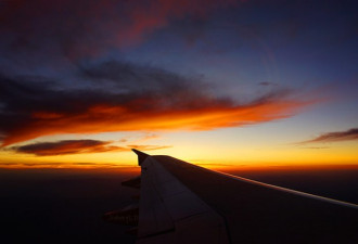 凤凰城:空中看城 空中看日落别样的风景