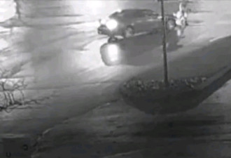 密西沙加司机撞行人后逃逸 警方公布视频
