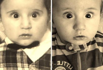 复制粘贴！父母子女同年龄照片相似度惊人
