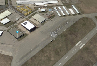 Brantford机场小飞机坠毁两人丧生