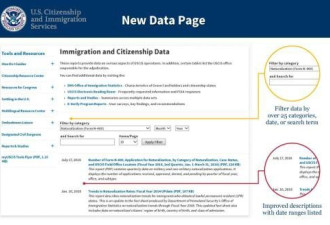 美移民局简化官网页面 实现信息共享过程现代化