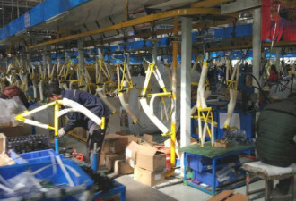 实拍共享单车制造厂:10分钟下线16辆