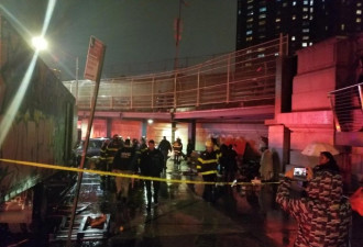 纽约曼哈顿中国城一小货车冲撞人行道 1死6伤
