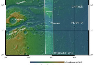 欧空局图片揭示火星洪水遗迹：绵延3000公里