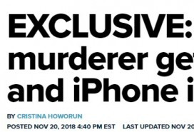 震惊！多伦多杀人嫌犯在牢里吃龙虾玩iPhone