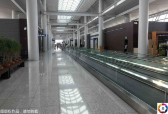中国赴韩国游客减少 韩国仁川机场显空旷