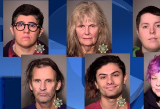 美国俄勒冈州右翼团体集会爆发冲突 6人被捕