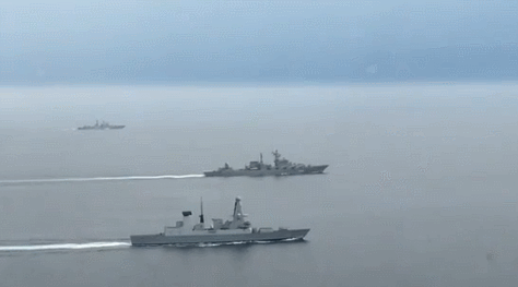 俄3艘军舰驶入英吉利海峡 英军舰紧急拦截