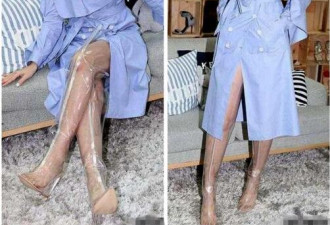 陈慧琳穿8千块的塑料雨鞋，网友都说太丑了！