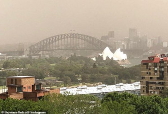 沙尘暴来袭!悉尼将被淹没，待在室外或呼吸困难