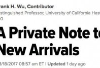 不带脏字知名华裔教授竟高调羞辱中国新移民
