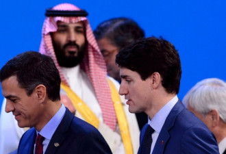 G20峰会加拿大总理杜鲁多与沙特王储形同陌路