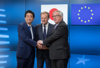 欧盟和日本承诺年内达成贸易协定 制衡美国