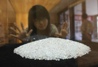 令人吃惊的中国钻石:年产200亿克拉 遭巨头反击