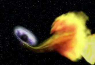 科学家探到已知最大黑洞 距离地球近90亿光年