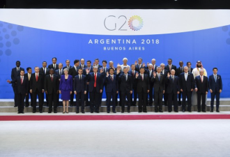 G20大合照 各国元首把习近平当空气