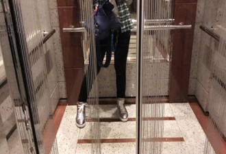 李嘉欣在自家豪宅电梯自拍美照，却意外暴露了