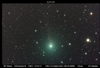 在12月16日：最亮彗星将近距离路过地球