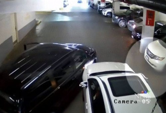 男子停车场碰瓷：被摄像头全程拍下演技