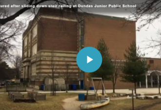7岁男童在学校滑楼梯栏杆坠地 头部重伤命危