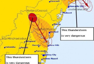 灾难！狂风暴雨袭击悉尼，30多个航班被取消...