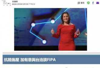 中国官媒提醒加拿大，现在连台湾媒体都在玩你