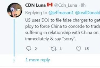 一加拿大人到中国驻加拿大使馆负荆请罪