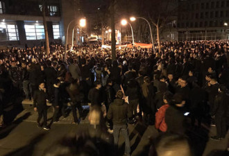 巴黎数千人再次示威 警方用催泪弹驱赶场面混乱