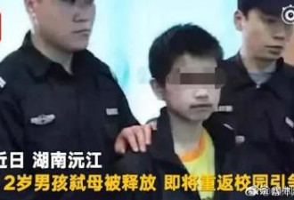 中国魔童笑着弑母，竟顺利获释回学校