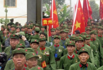 退役军人上街抗争，中国官方要求善待他们
