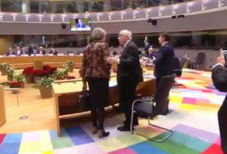 特蕾莎向欧盟主席容克发火：你说我什么？