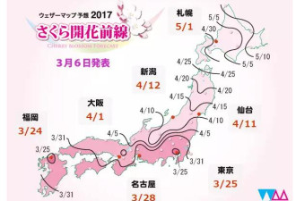 2017日本最全赏樱攻略 一场绝美樱花之约