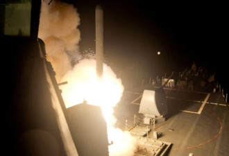 美国向叙利亚发射约60枚导弹 特朗普回应