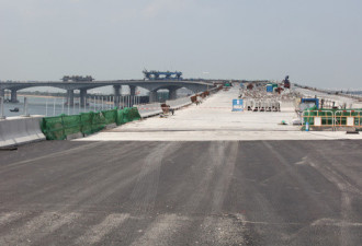 港珠澳大桥香港接线将于本月内贯通 全长12公里