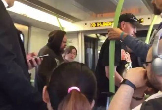 澳洲男子火车上狂骂亚裔 并称其为中国人渣