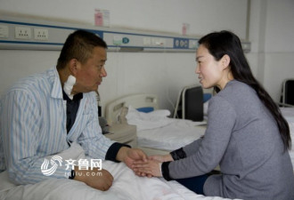 山东女子捐肾救夫 十万分之一的概率配型成功