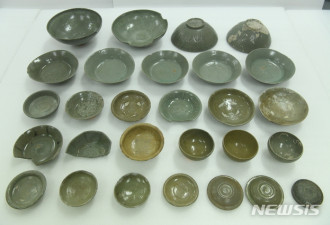 韩国海域发掘中国宋元陶瓷 底部一字让专家兴奋