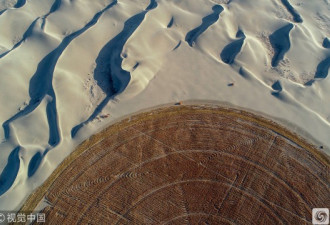 在塔克拉玛干沙漠治沙 这片绿洲如奇迹