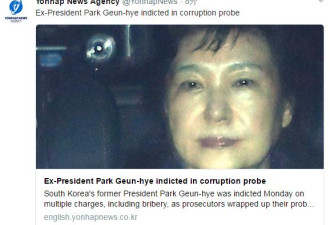 韩检方对朴槿惠提起公诉 最高可判45年