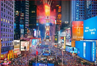 纽约时报广场迎新年活动如临大敌