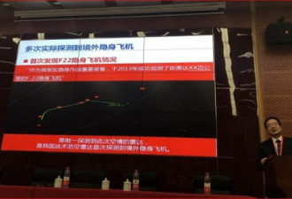 中国反隐身雷达探测到F22并绘制航迹