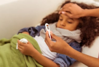 今年加拿大孩子染上流感的人数是去年的三倍！