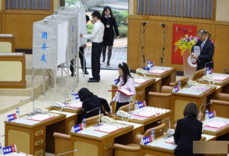 台湾县市议长选举结果出炉：民进党仅1席