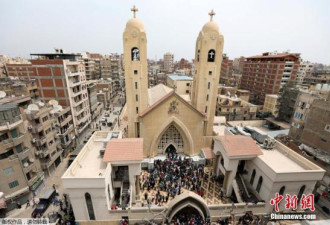埃及两座基督教堂连遭自杀式爆炸 超180人死伤